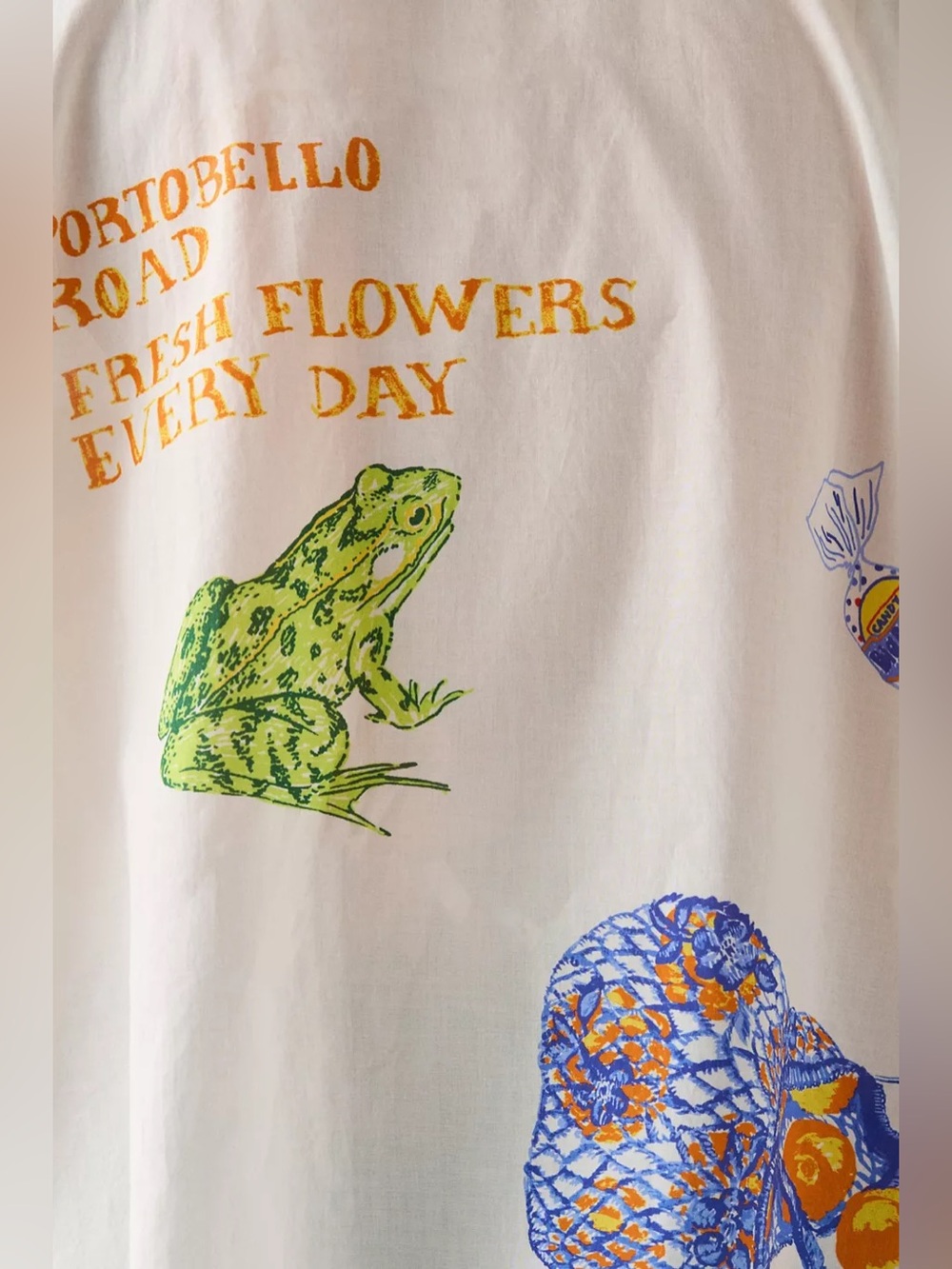 UO BDG Keepsake Souvenir Graphic Short Sleeve Button-Up Shirt - Picture 6 of 6